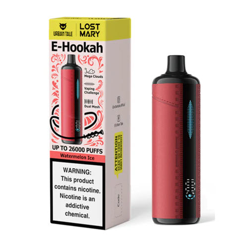 Lost Mary x Urban Tale E-Hookah 26K Disposable Vape Device - 1PC Lost Mary x Urban Tale E-Hookah 26K Disposable Vape Device - 1PC