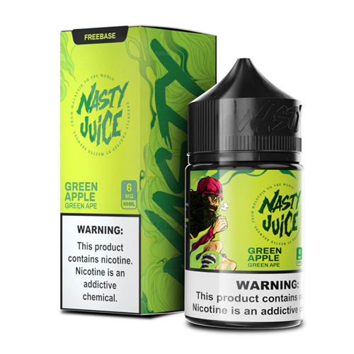 Nasty Green Apple Green Ape 60mL - Ohm City Vapes