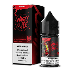 bad salt vape juice Nasty Salt Blackcurrant Bad Blood 30mL