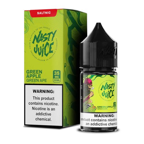 Nasty Salt Green Apple Green Ape 30mL - Ohm City Vapes