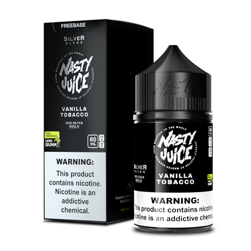 Nasty Silver Blend Vanilla Tobacco 60mL - Ohm City Vapes