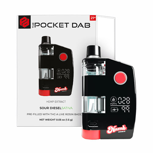 Numb The Pocket Dab THC-P Live Rosin Disposable Vape Device - 1PC