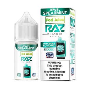 Pod Juice x Raz Jewel Spearmint Salt 30mL Pod Juice x Raz Jewel Spearmint Salt 30mL