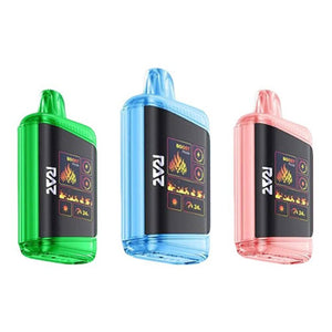 Raz DC25000 ZERO 0% Disposable Vape Device - 10PK