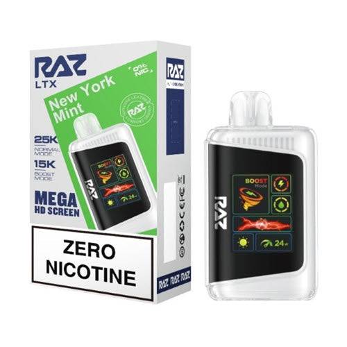 Raz DC25000 ZERO 0% Disposable Vape Device