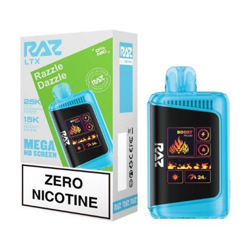 Raz DC25000 ZERO 0% Disposable Vape Device - 10PK Raz DC25000 ZERO 0% Disposable Vape Device - 10PK