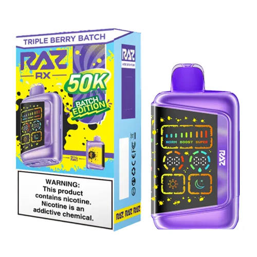 Raz RX 50K Batch Edition Disposable Vape Device - 10PK Raz RX 50K Batch Edition Disposable Vape Device - 10PK