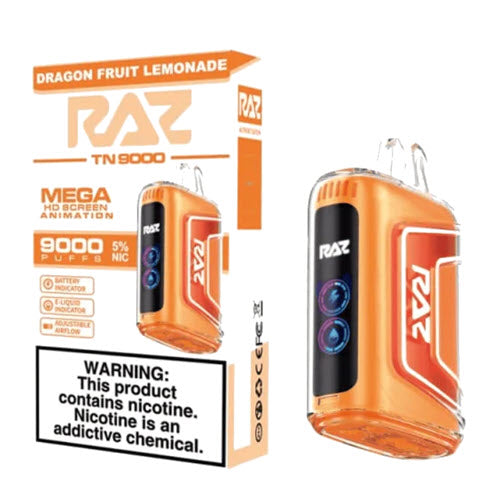 Raz TN9000 by Geek Vape 5% Nicotine 9000 Puffs Rechargeable