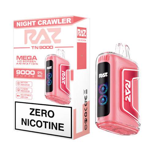 Raz TN9000 ZERO 0% Disposable Vape Device - 1PC Raz TN9000 ZERO 0% Disposable Vape Device - 1PC