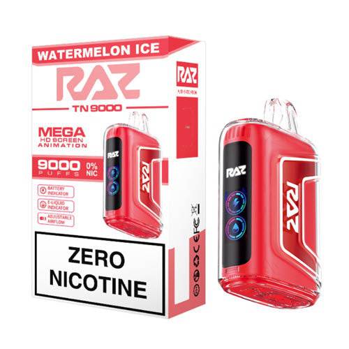 Raz TN9000 ZERO 0% Disposable Vape Device - 1PC Raz TN9000 ZERO 0% Disposable Vape Device - 1PC
