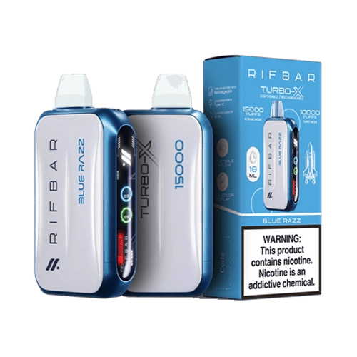 Rifbar Turbo-X Disposable Vape Device - 1PC Rifbar Turbo-X Disposable Vape Device - 1PC