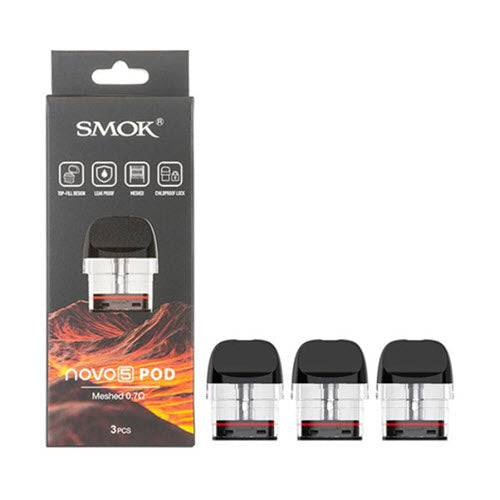 SMOK Novo 5 Replacement Pod Cartridge - 3PK SMOK Novo 5 Replacement Pod Cartridge - 3PK