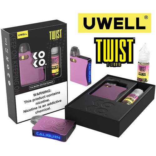 Uwell Caliburn AK3 Pod Kit & Salt 10mL Bundle Uwell Caliburn AK3 Pod Kit & Salt 10mL Bundle