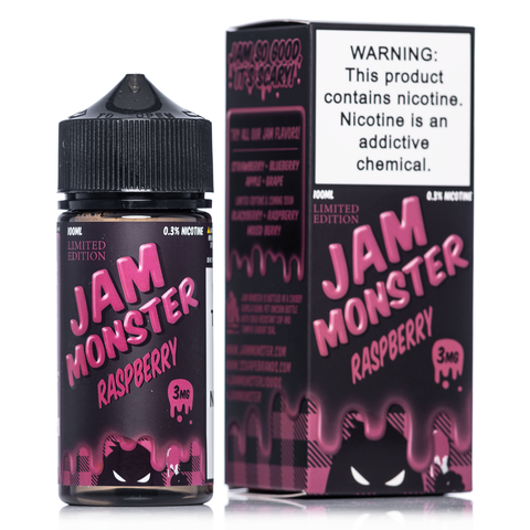 Jam Monster Raspberry 100mL - Ohm City Vapes