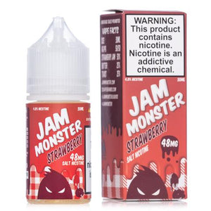 Jam Monster Strawberry Salt 30mL - Ohm City Vapes