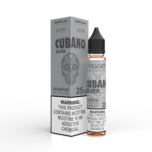 vgod vape juice VGOD Cubano Silver SaltNic 30mL