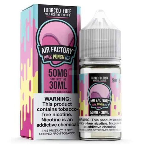 Air Factory Pink Punch Ice Salts Tobacco Free Nicotine 30mL | Ohm City Vapes