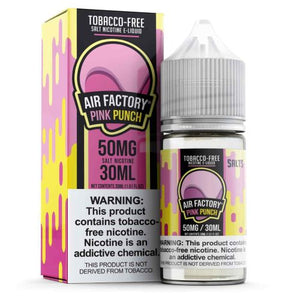 Air Factory Pink Punch Salts Tobacco Free Nicotine 30mL | Ohm City Vapes