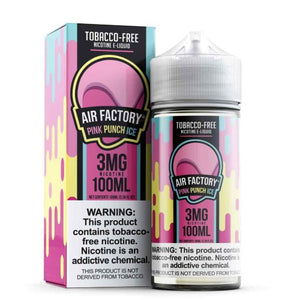 Air Factory Pink Punch Ice Tobacco Free Nicotine 100mL | Ohm City Vapes