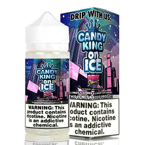 Candy King on Ice Pink Squares 100mL | Ohm City Vapes