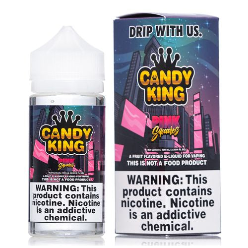 Candy King Pink Squares 100mL - Ohm City Vapes
