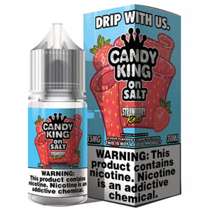 Candy King on Salt Strawberry Rolls 30mL - Ohm City Vapes