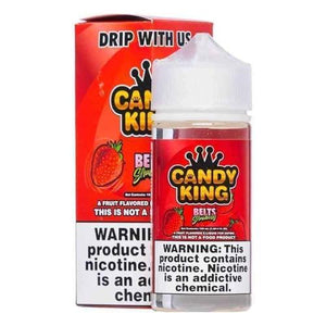 Candy King Strawberry Belts 100mL - Ohm City Vapes