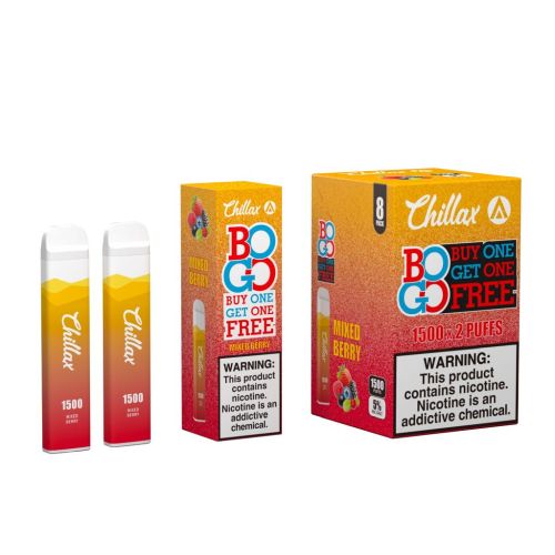 ※ ご売約済【★CHILLAX★ 】BURST HIGH マガジン セット Chillax Vista 15000 Puffs Disposable Vape for Retailers