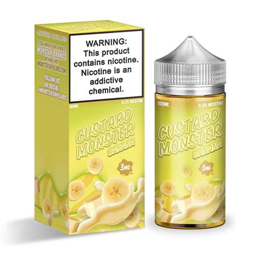 Custard Monster Banana Custard 100mL Custard Monster Banana Custard 100mL