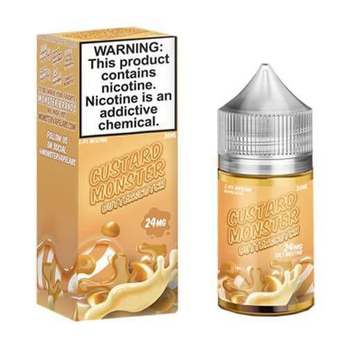 Jam Monster Salt Butterscotch Custard Monster Salt Nic - 30ML