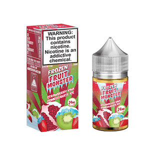 Frozen Fruit Monster Strawberry Kiwi Pomegranate Ice Salt 30mL - Ohm City Vapes