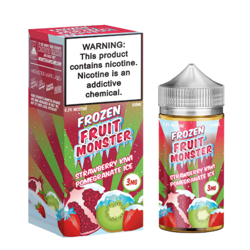 Frozen Fruit Monster Strawberry Kiwi Pomegranate Ice 100mL - Ohm City Vapes