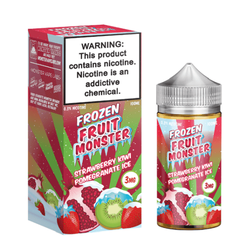 monster vape flavors Frozen Fruit Monster Strawberry Kiwi Pomegranate Ice 100mL