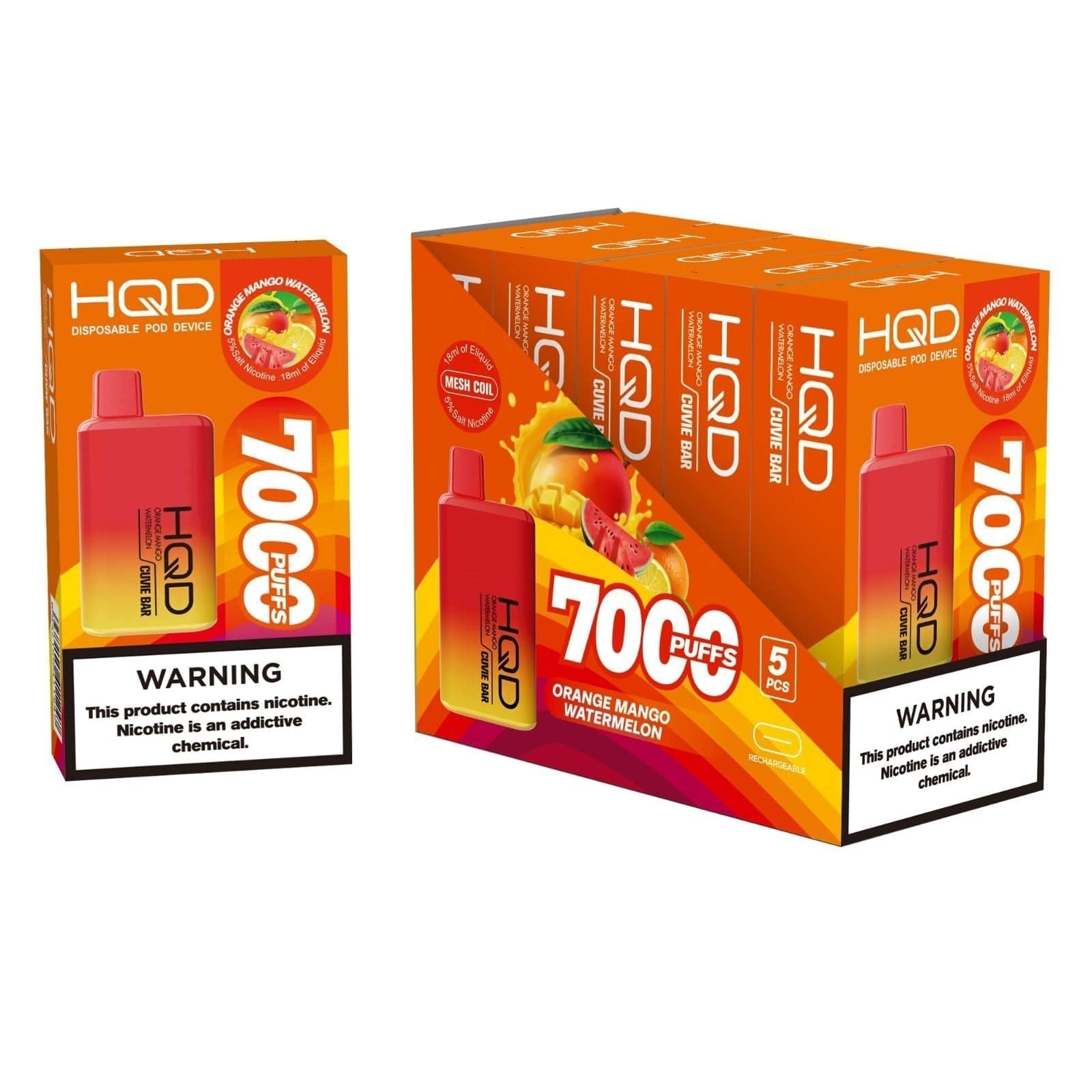 HQD Cuvie BAR Disposable Vape Device - 10PK HQD Cuvie BAR Disposable Vape Device - 10PK