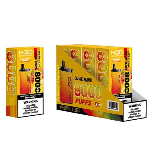 HQD Cuvie MARS Disposable Vape Device - 10PK HQD Cuvie MARS Disposable Vape Device - 10PK