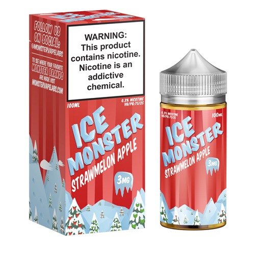 Jam Monster Ice Monster Strawmelon Apple 100mL - Ohm City Vapes