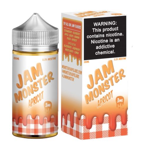 Jam Monster Apricot 100mL - Ohm City Vapes