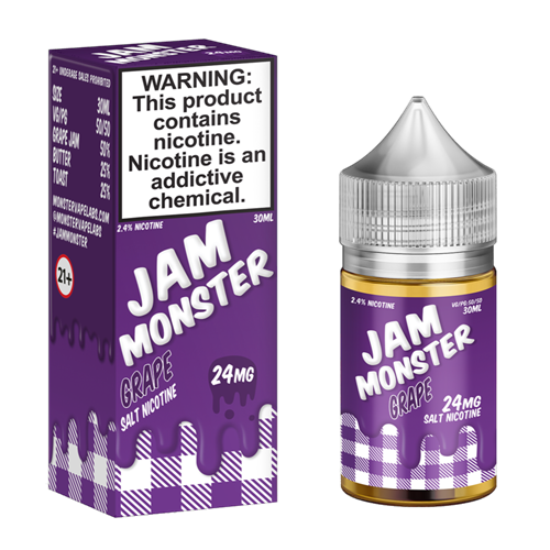 Jam Monster Grape Salt 30mL - Ohm City Vapes