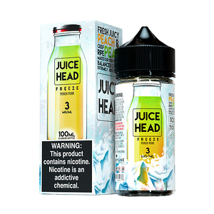 Juice Head Freeze Peach Pear 100mL | Ohm City Vapes