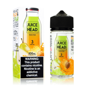 Juice Head Peach Pear 100mL - Ohm City Vapes