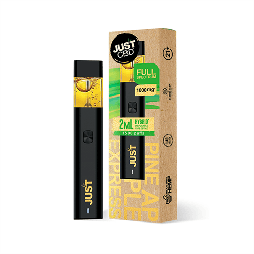 JustCBD 1000mg Pineapple Express Disposable Vape Device - 1PC JustCBD 1000mg Pineapple Express Disposable Vape Device - 1PC