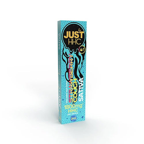 JustHHC Strawberry Cough 1800mg 2mL HHC Disposable Vape - 1PC - Ohm City Vapes