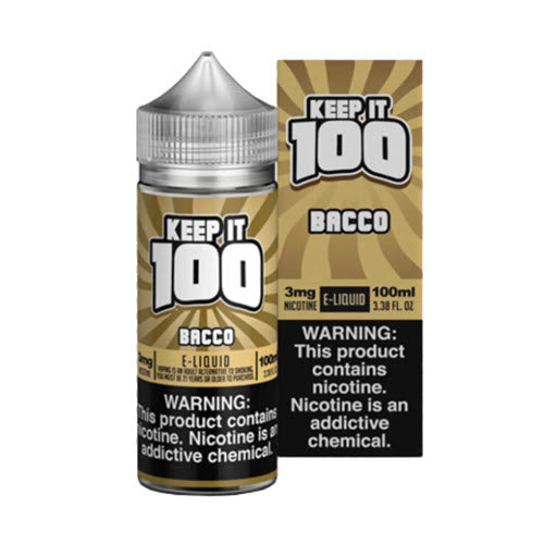 Keep it 100 Bacco 100mL - Ohm City Vapes