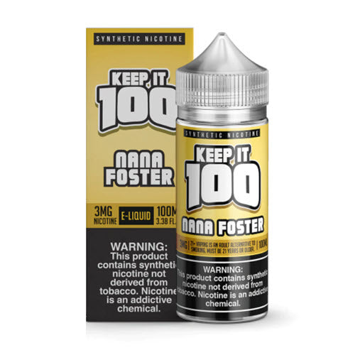 Keep it 100 Nana Foster 100mL - Ohm City Vapes