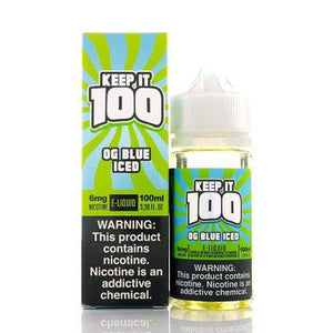 Keep it 100 OG Blue Iced (formerly Blue Slushie ICED) 100mL Keep it 100 OG Blue Iced (formerly Blue Slushie ICED) 100mL