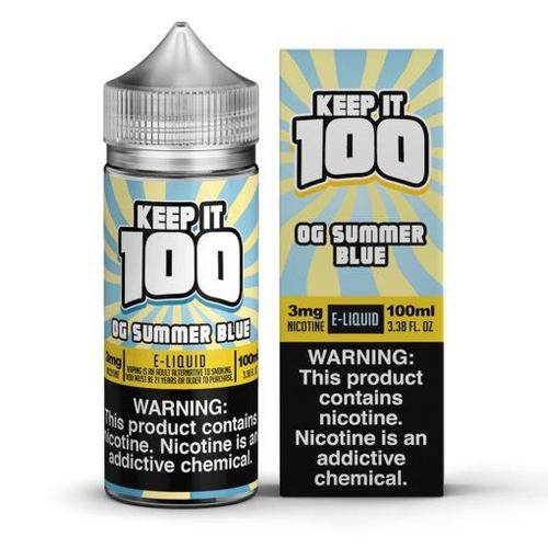 Keep it 100 OG Summer Blue (Blue Slushie Lemonade) 100mL Keep it 100 OG Summer Blue (Blue Slushie Lemonade) 100mL