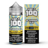 Keep it 100 OG Summer Blue (Blue Slushie Lemonade) 100mL - Ohm City Vapes
