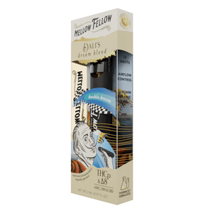 Mellow Fellow Dali's Dream Blend Double Dream HHC, D8, CBD, CBN, THCp Mellow Fellow Dali's Dream Blend Double Dream HHC, D8, CBD, CBN, THCp