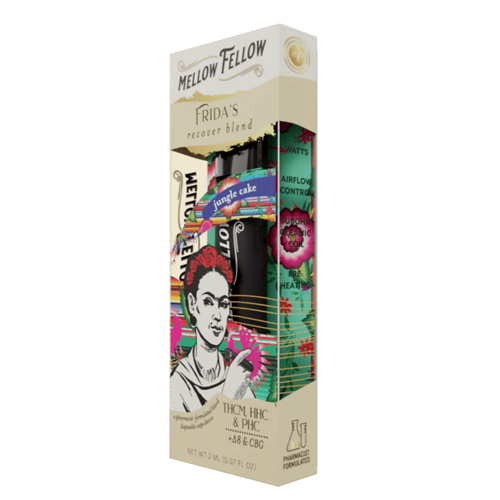 Mellow Fellow Frida's Recovery Blend Jungle Cake THCm, HHC, PHC, D8, C Mellow Fellow Frida's Recovery Blend Jungle Cake THCm, HHC, PHC, D8, C