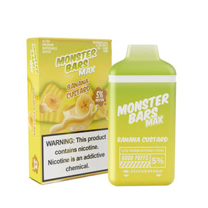 Monster Bars MAX Disposable Vape Device by Jam Monster - 1PC | Ohm City Vapes